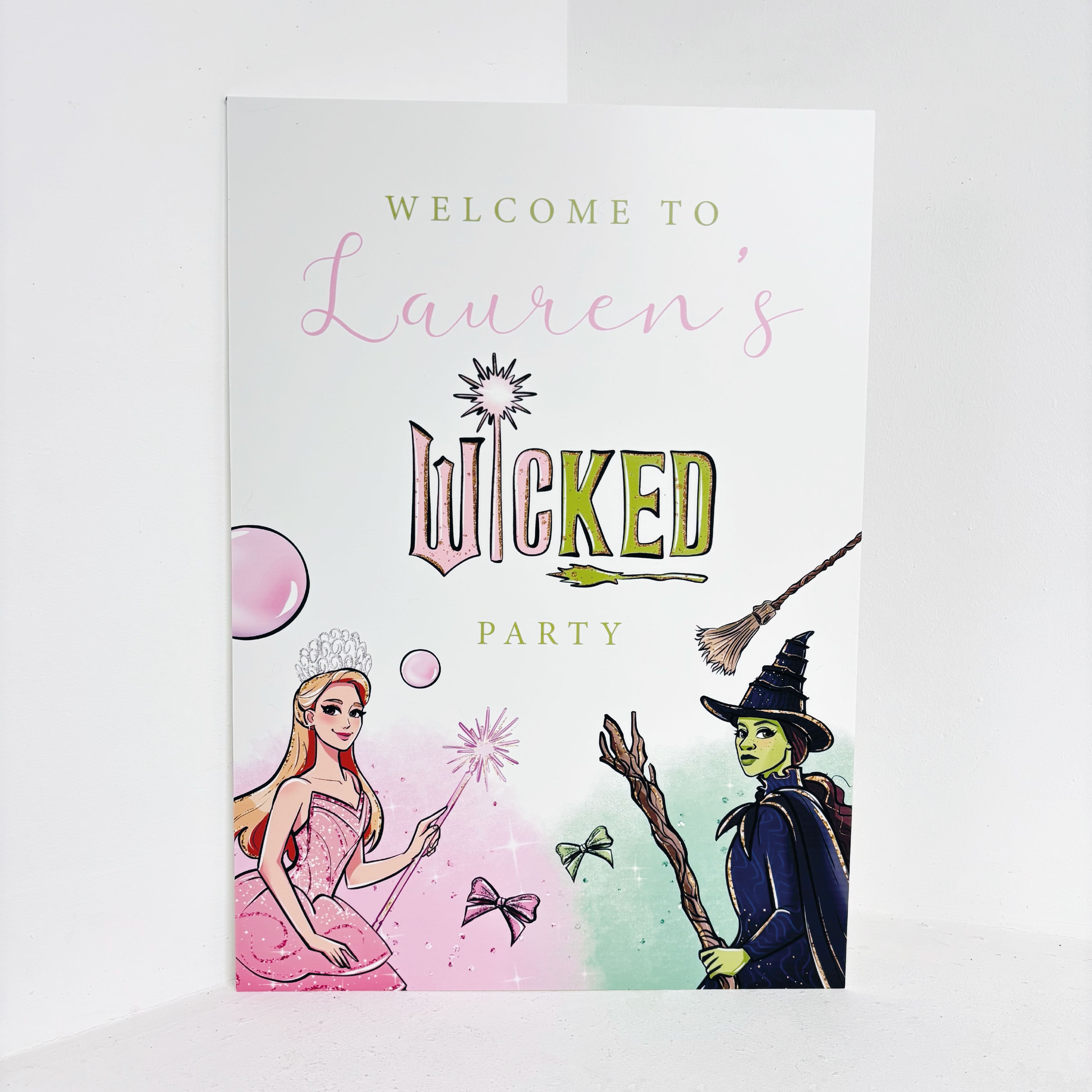 Wicked Easel Sign