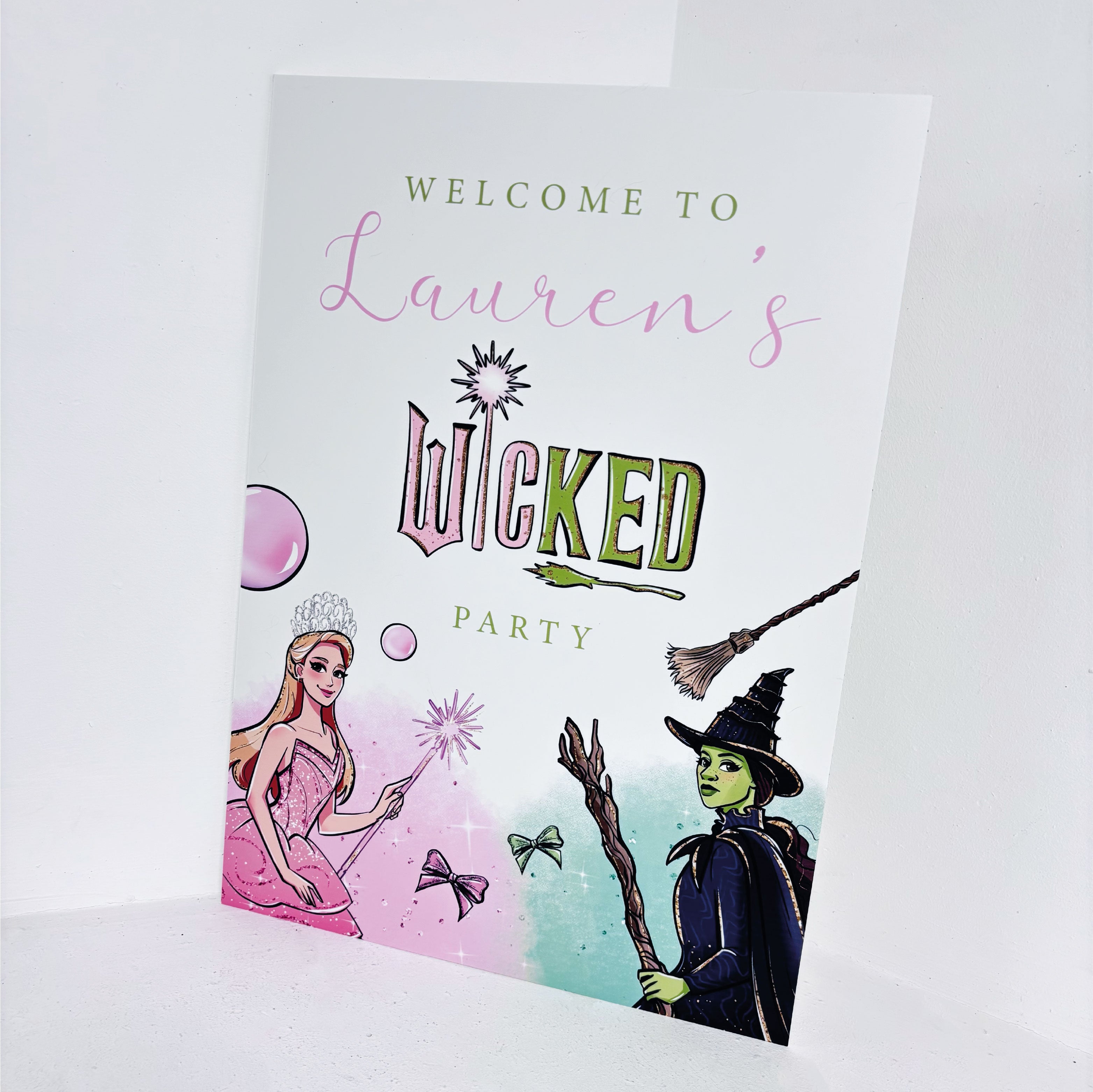 Wicked Easel Sign